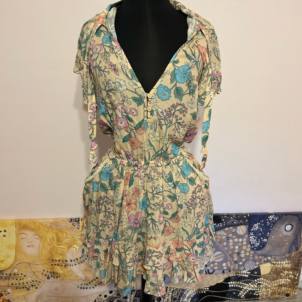 Spell & The Gypsy Floral Dress Size M - Picture 10 of 11